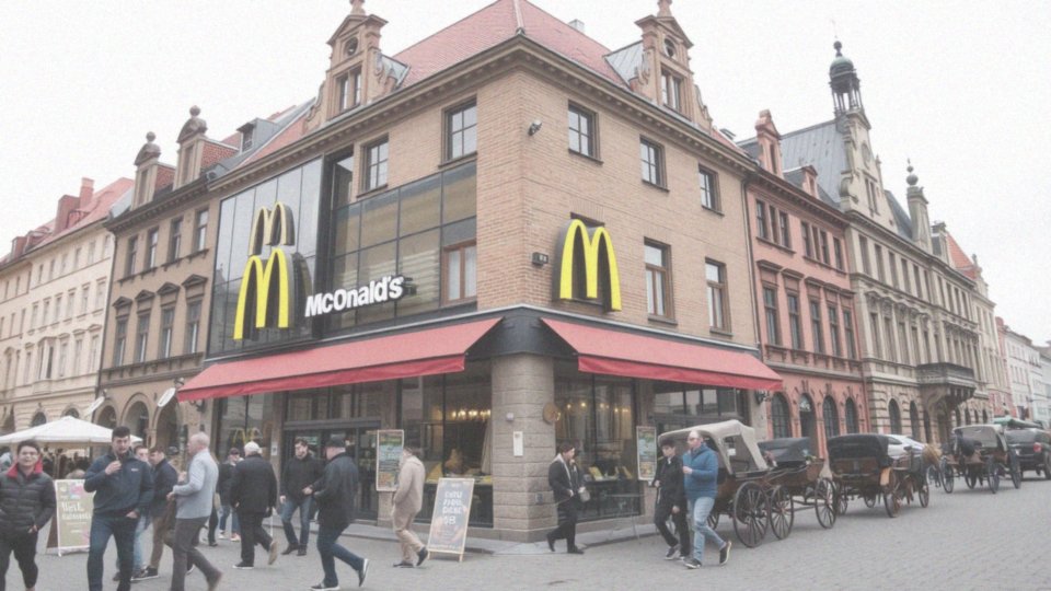 Jakie zmiany przeszła restauracja McDonald's w Krakowie na przestrzeni lat?