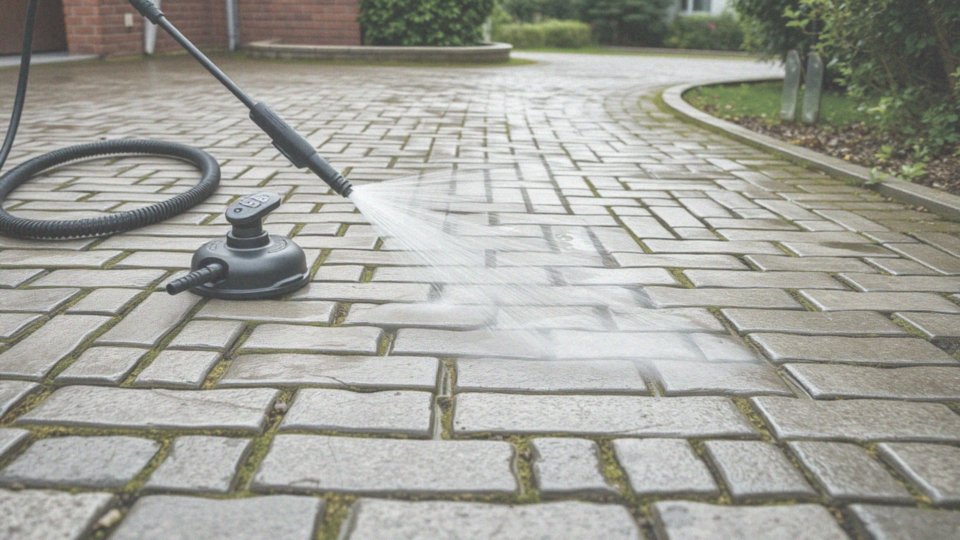 Jak używać myjki ciśnieniowej do czyszczenia kostki brukowej?