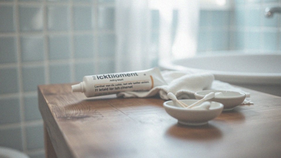 Jak często należy stosować maść ichtiolową?