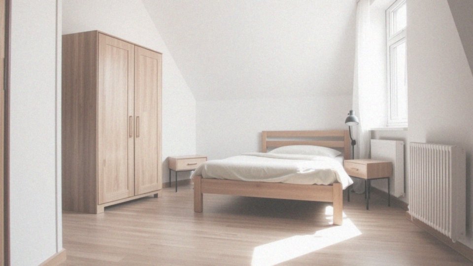 Jak zaplanować ergonomiczne rozmieszczenie mebli w małej sypialni?